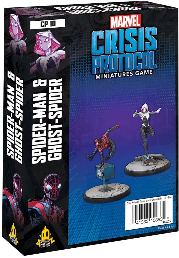 Atomic Mass Games Marvel Crisis Protocol: Ghost-Spider and Spider-Man