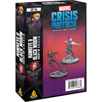 Atomic Mass Games Marvel Crisis Protocol: Hawkeye and Black Widow