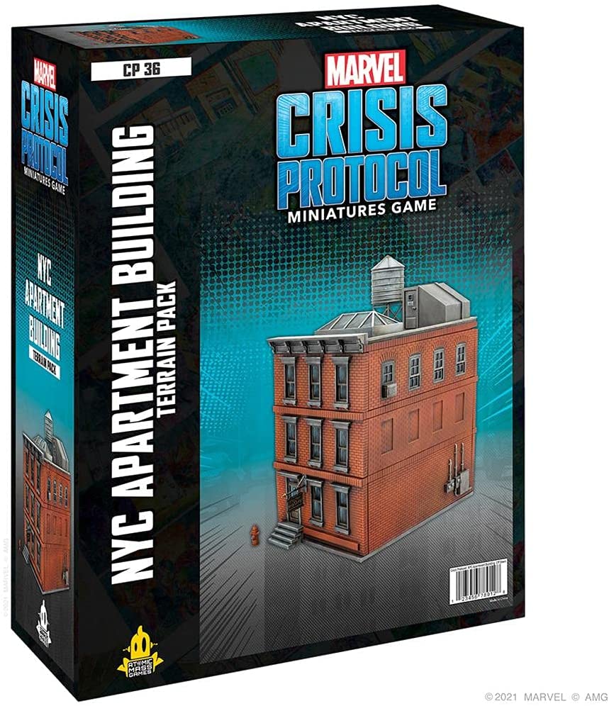 Atomic Mass Games Marvel Crisis Protocol: NYC Apartment Building Terrain Pack