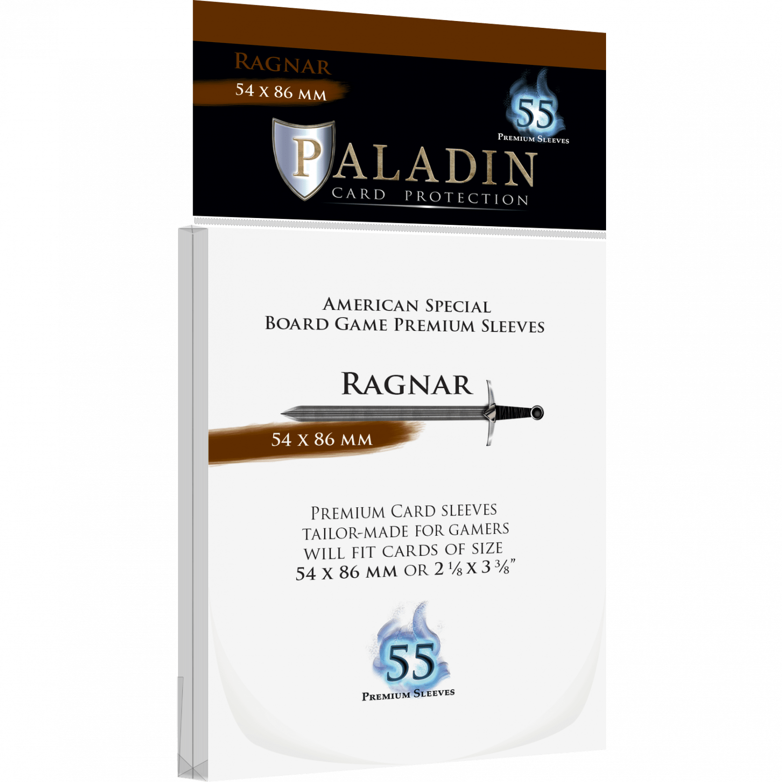 Board&Dice Obaly na karty Paladin: Ragnar (54x86mm) 55 ks