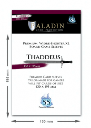 Board&Dice Obaly na karty Paladin: Thaddeus (130x195mm) 55 ks