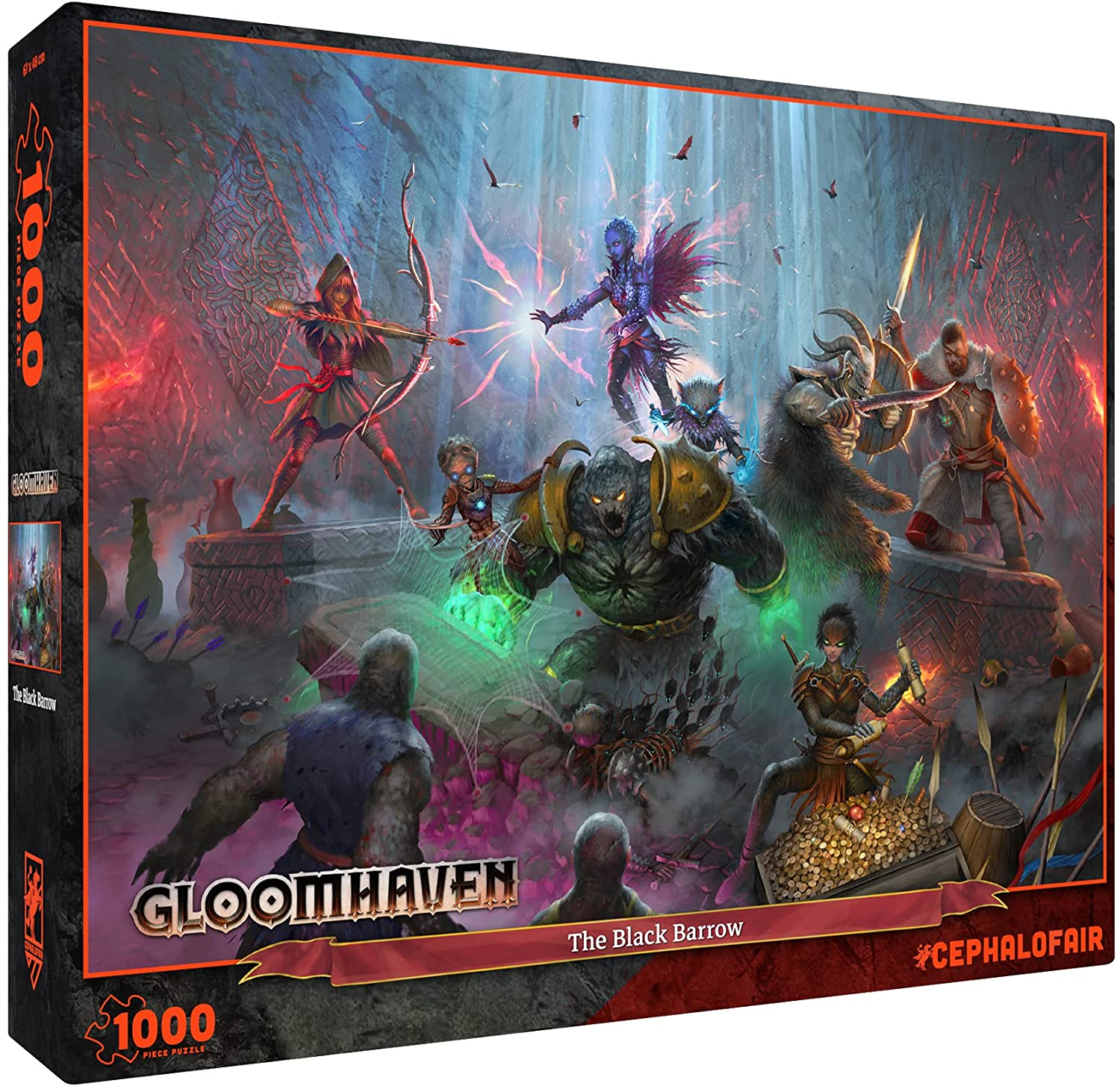 Cephalofair Games Gloomhaven Puzzle - The Black Barrow