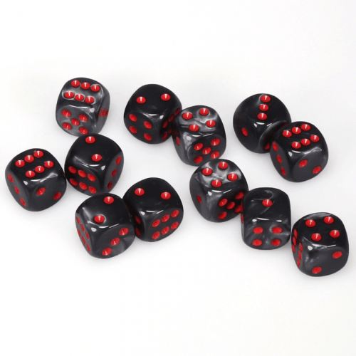 Chessex Hrací kostka 16 mm - sametová černá