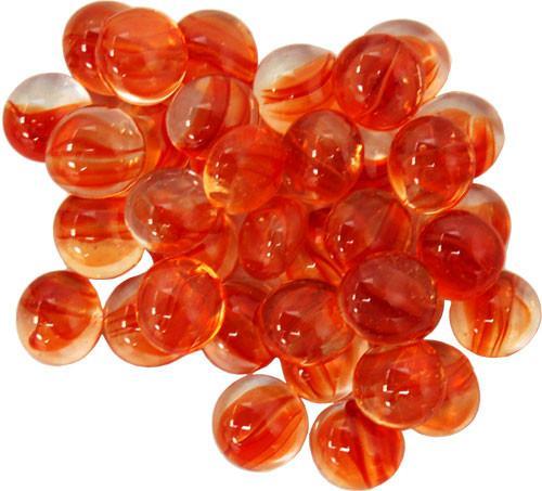 Chessex Skleněné žetony - Gaming Glass Stones (různé barvy) Barva: Catseye Red