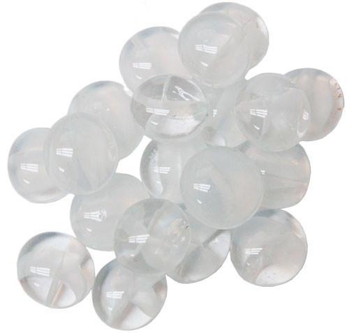 Chessex Skleněné žetony - Gaming Glass Stones (různé barvy) Barva: Catseye White