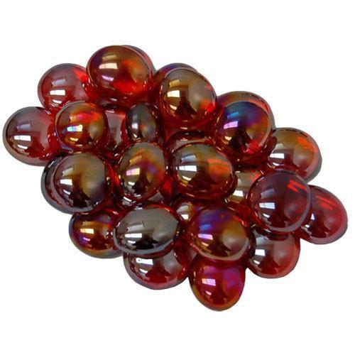 Chessex Skleněné žetony - Gaming Glass Stones (různé barvy) Barva: Iridized Crystal Red