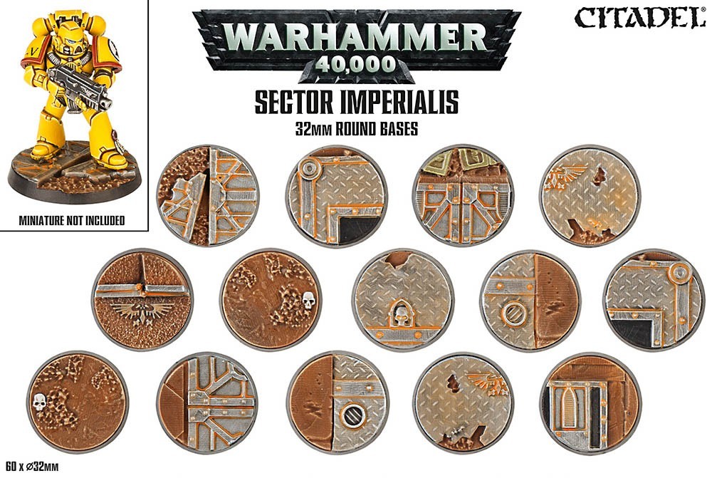 Citadel Sector Imperialis: 32mm Round Bases