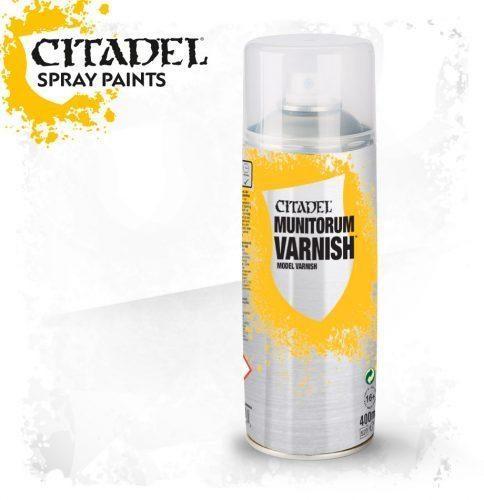 Citadel Spray - Munitorum Varnish (polomatný lak)