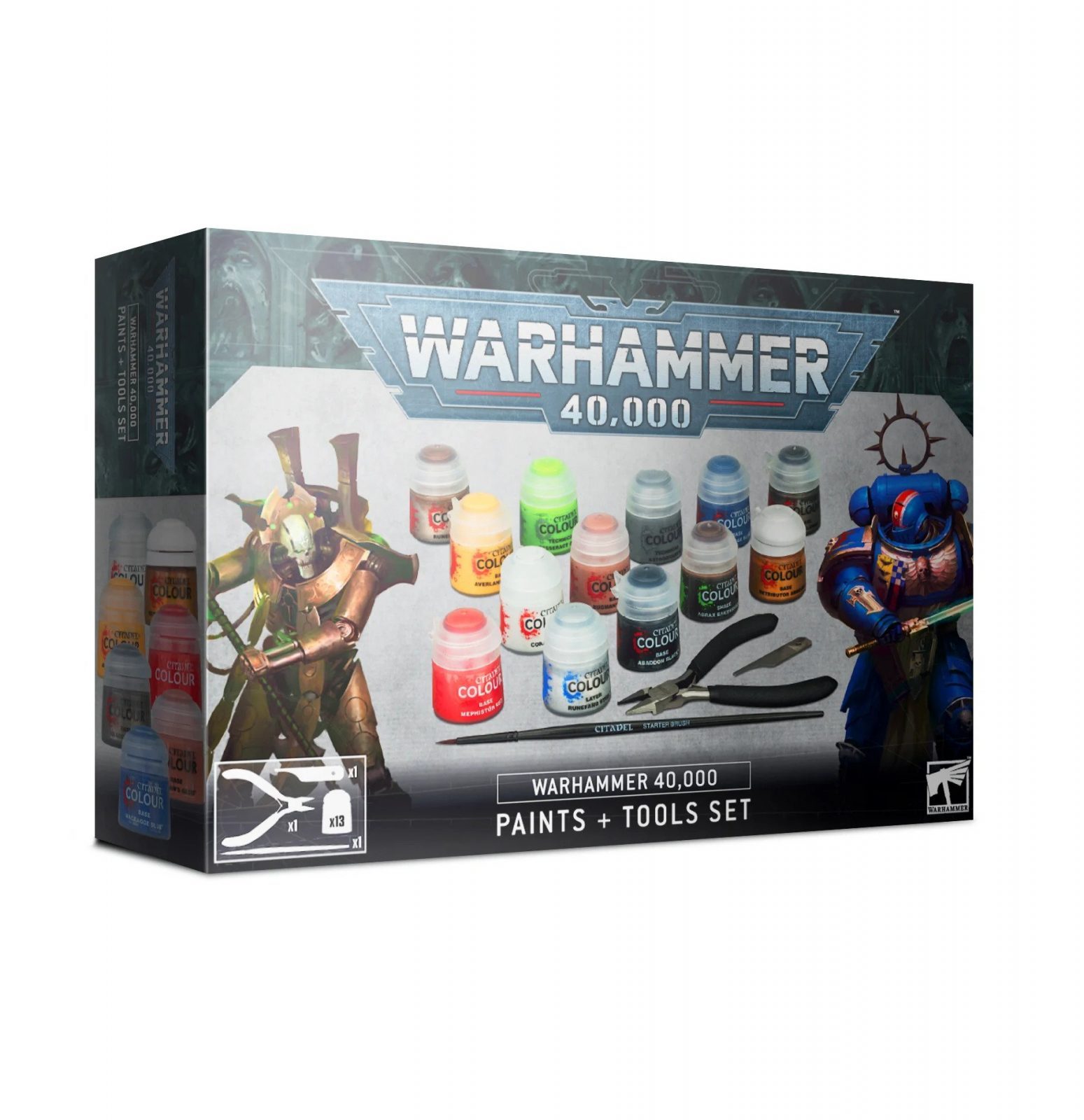 Citadel Warhammer 40.000: Paints + Tools Set