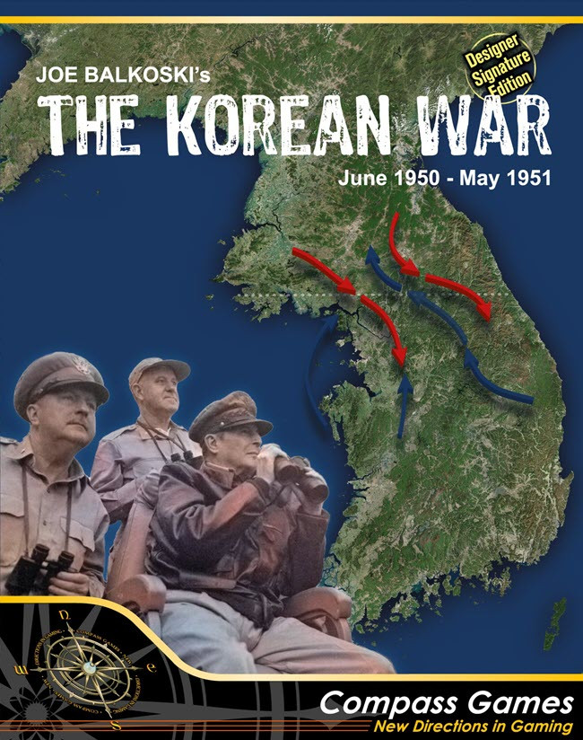 Compass Games The Korean War: June 1950 – May 1951 Designer Signature Edition