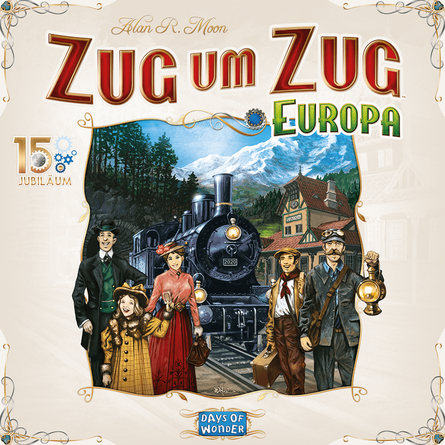 Days of Wonder Ticket to Ride: Europa 15 Year Edition - DE (Zug um Zug: Europa - 15 Jahre Edition)