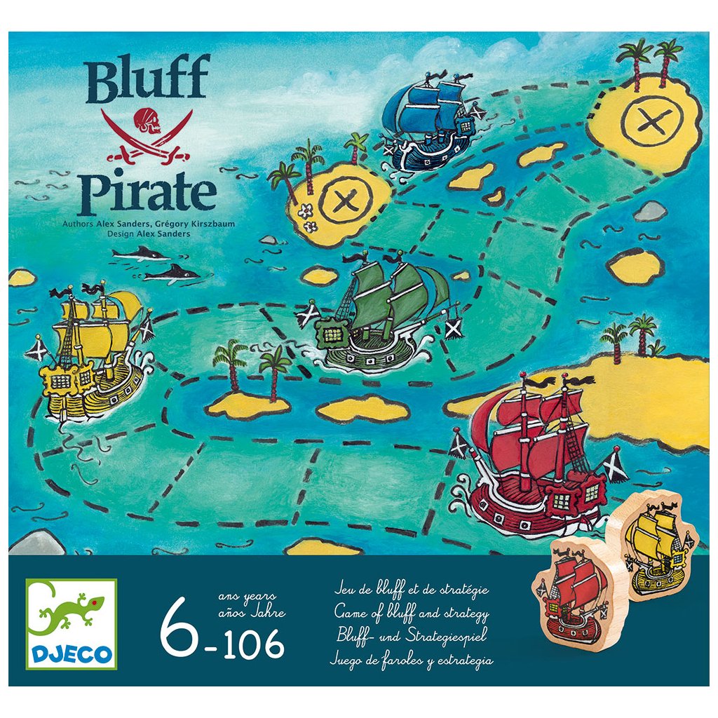 Djeco Blafování s piráty (Bluff Pirate)