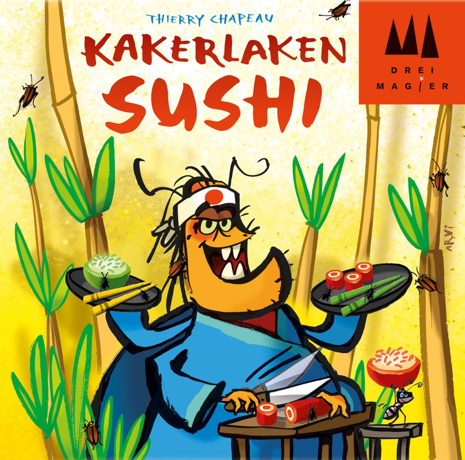 Drei Magier Spiele Kakerlaken Sushi