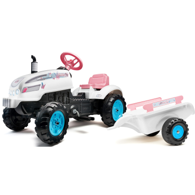 FALK - Šlapací traktor Butterfly Farmer s valníkem