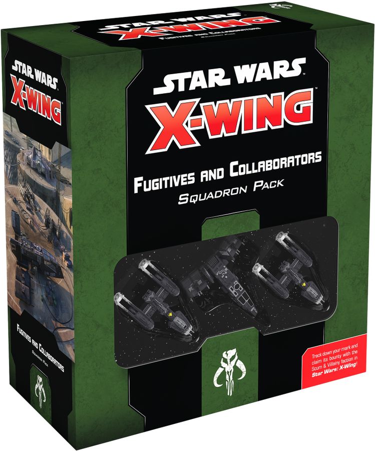 Fantasy Flight Games Star Wars X-Wing 2nd Edition Fugitives and Collaborators Squadron Expansion Pack