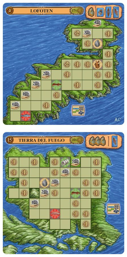 Feuerland Spiele A Feast for Odin: 2 Islands EN/FR