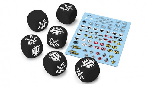 Gale Force Nine World of Tanks Miniatures Game - Tank Ace Dice and Decals