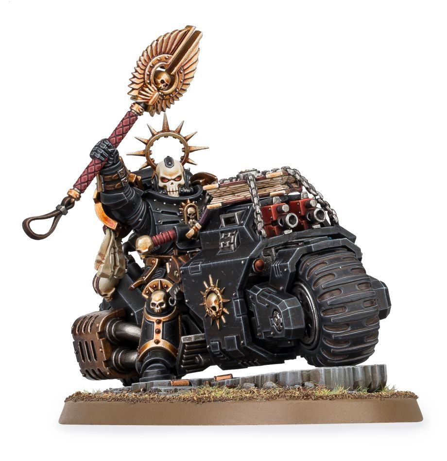 Games Workshop Space Marines: Primaris Chaplain on Bike Warhammer