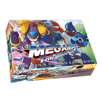 Jasco Games Mega Man Board Game - Time Man and Oil Man Expansion