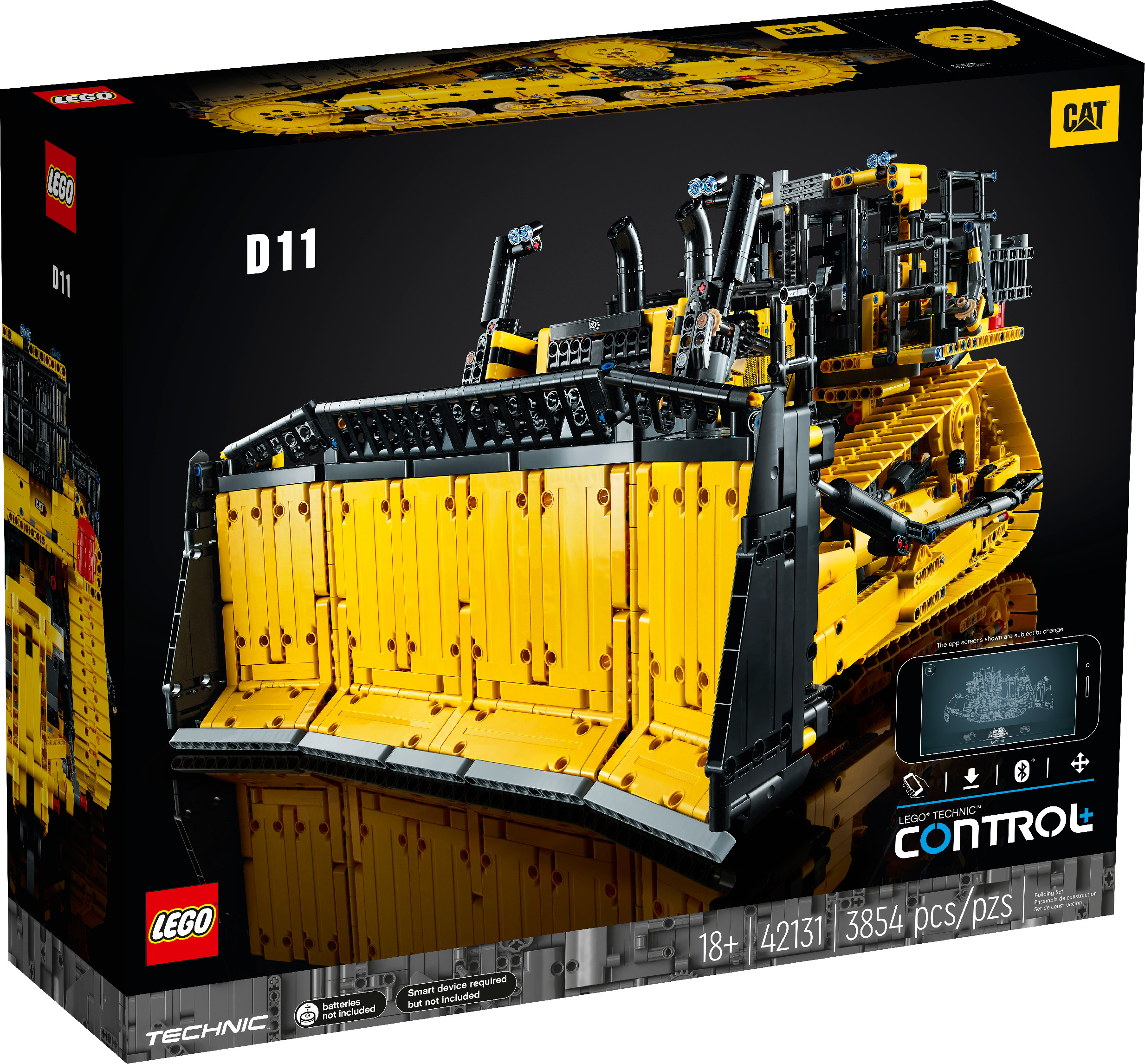 LEGO Buldozer Cat® D11 ovládaný aplikací 42131