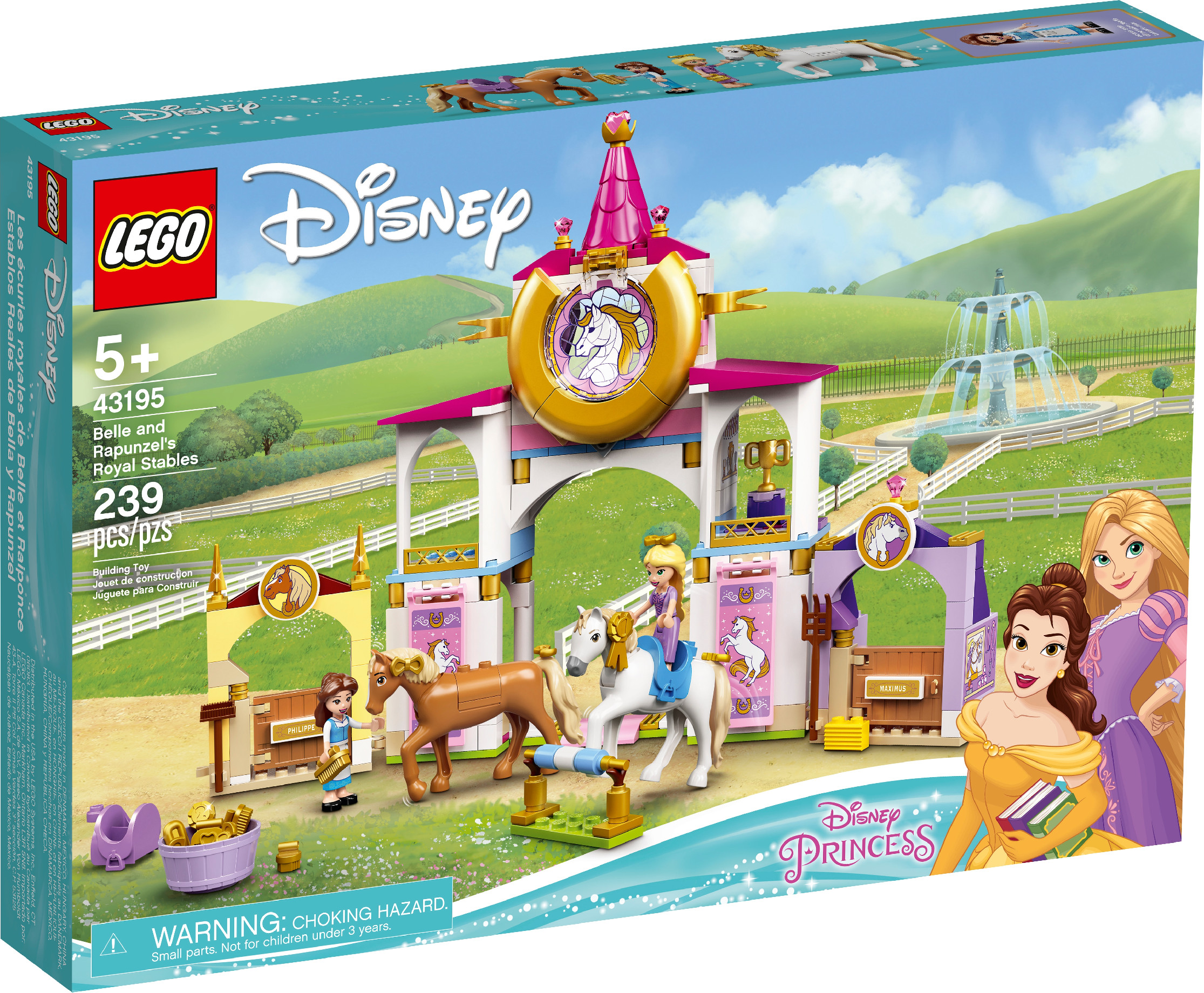 LEGO Královské stáje Krásky a Lociky 43195