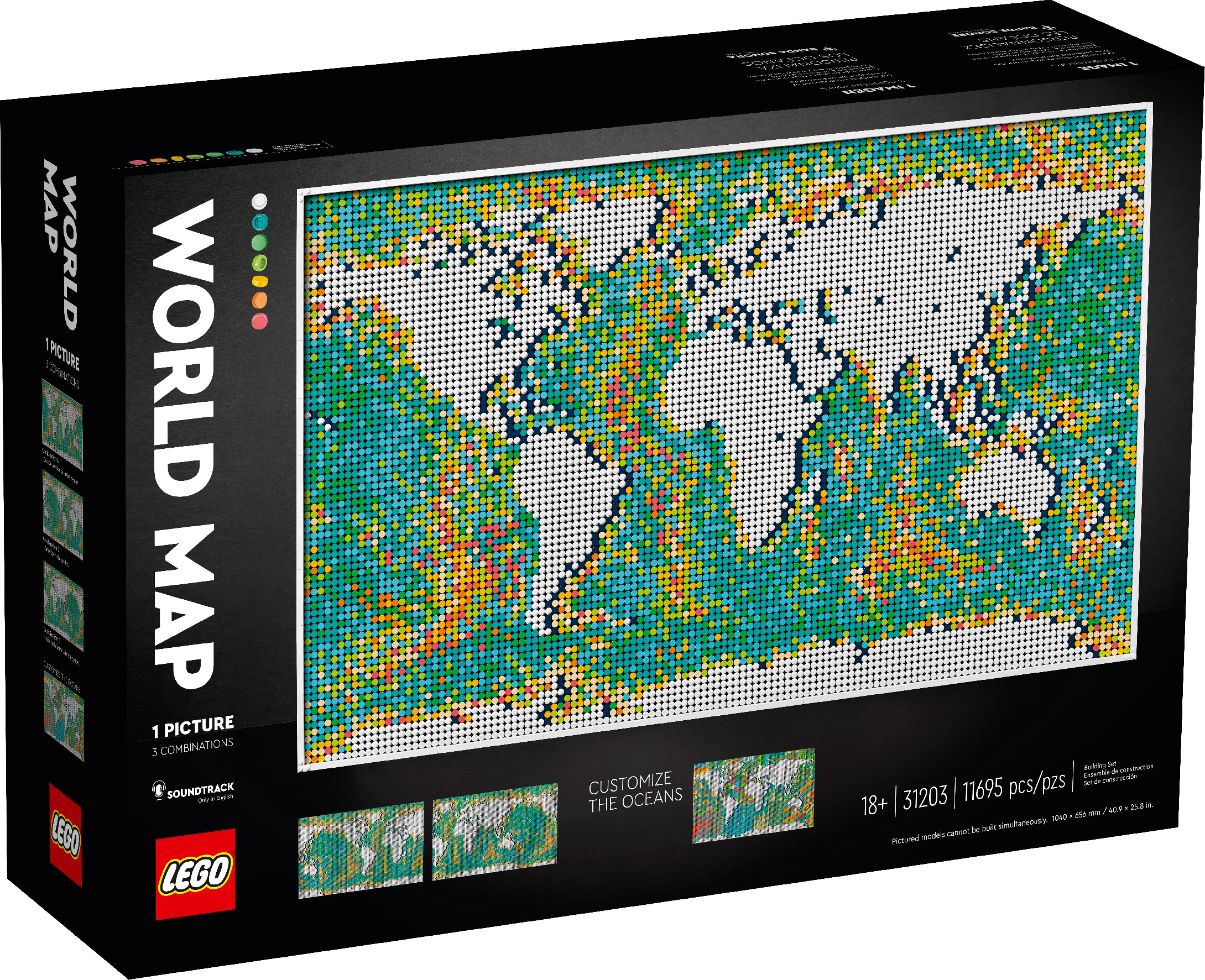 LEGO Mapa světa 31203