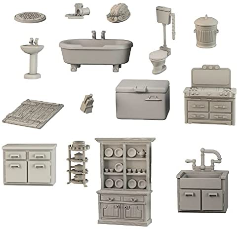 Mantic Games Terrain Crate: Bathroom & Kitchen