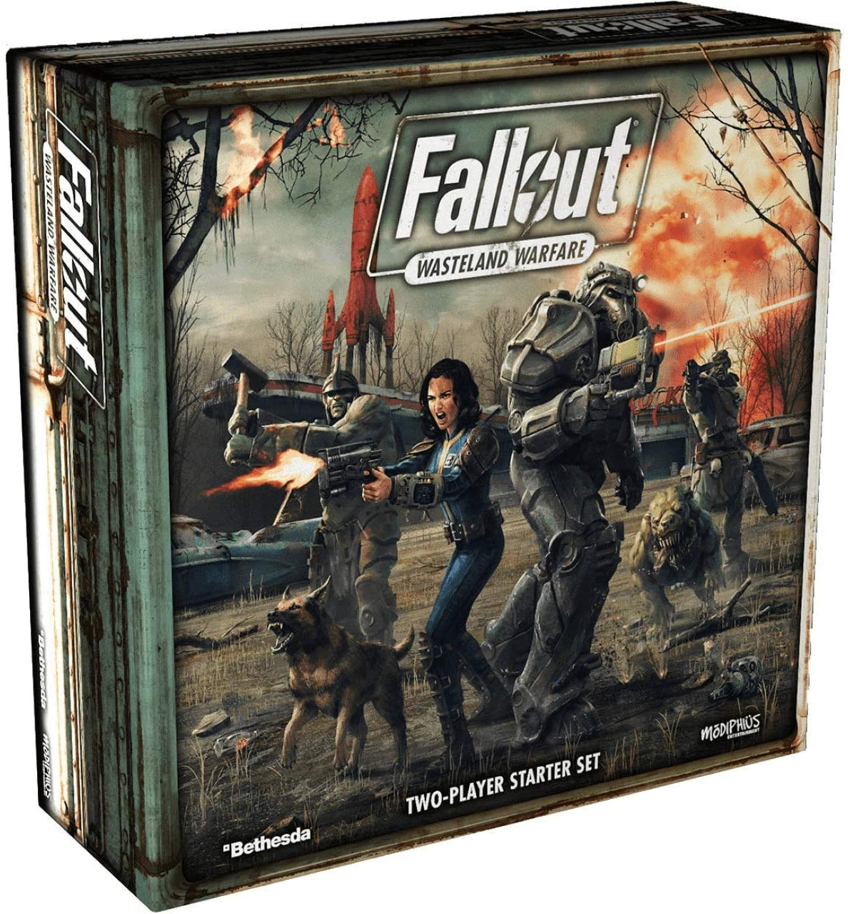 Modiphius Entertainment Fallout: Wasteland Warfare - Two Player PVC Starter Set