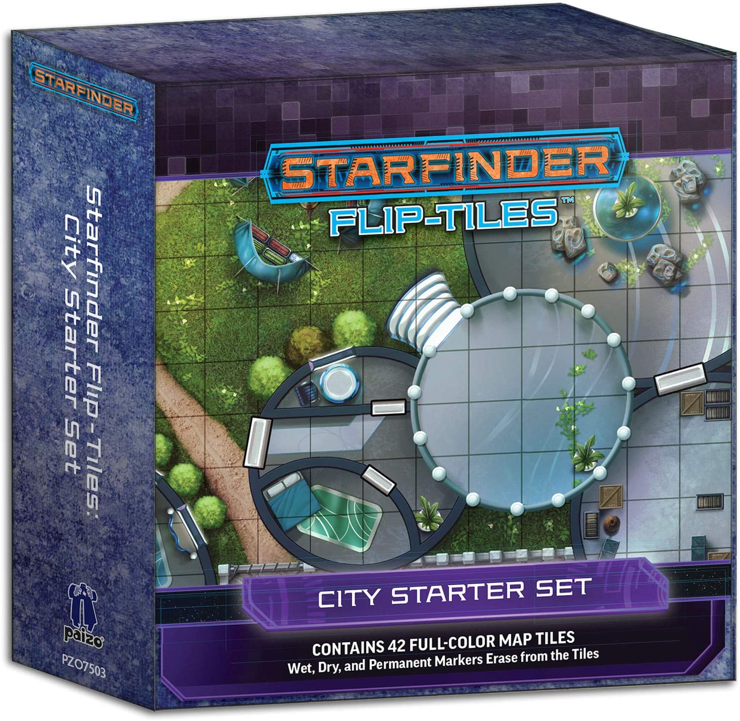 Paizo Publishing Starfinder Flip-Tiles: City Starter Set