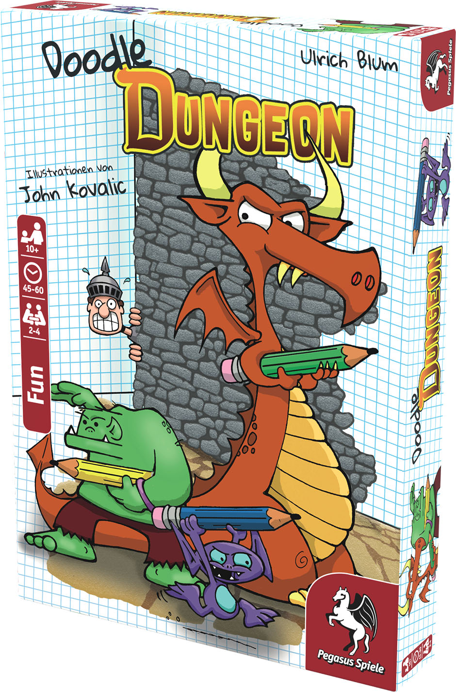 Pegasus Spiele Doodle Dungeon DE (německy)