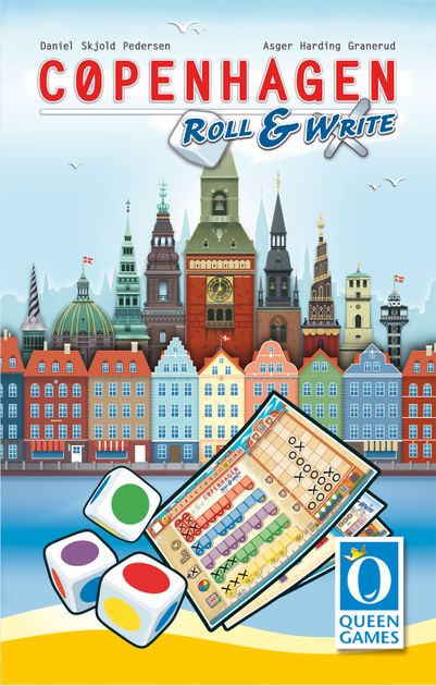 Queen games Copenhagen – Roll & Write - EN/DE/FR/NL