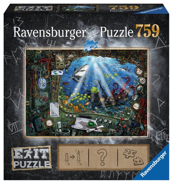 Ravensburger EXiT Puzzle: Im U-Boot (V ponorce)