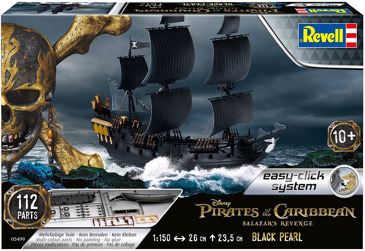 Revell Pirates of The Caribbean - The Black Pearl (1:150)