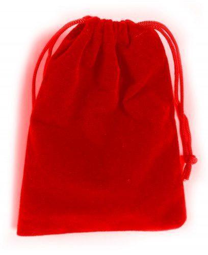 Semišový pytlík 9 x 12 cm (13 barev) Barva: Červená