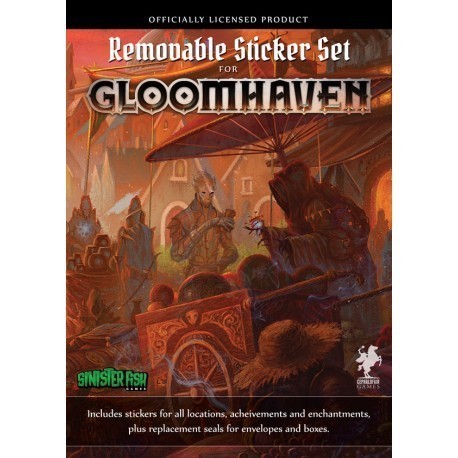 Sinister Fish Games Gloomhaven Removable Sticker Set