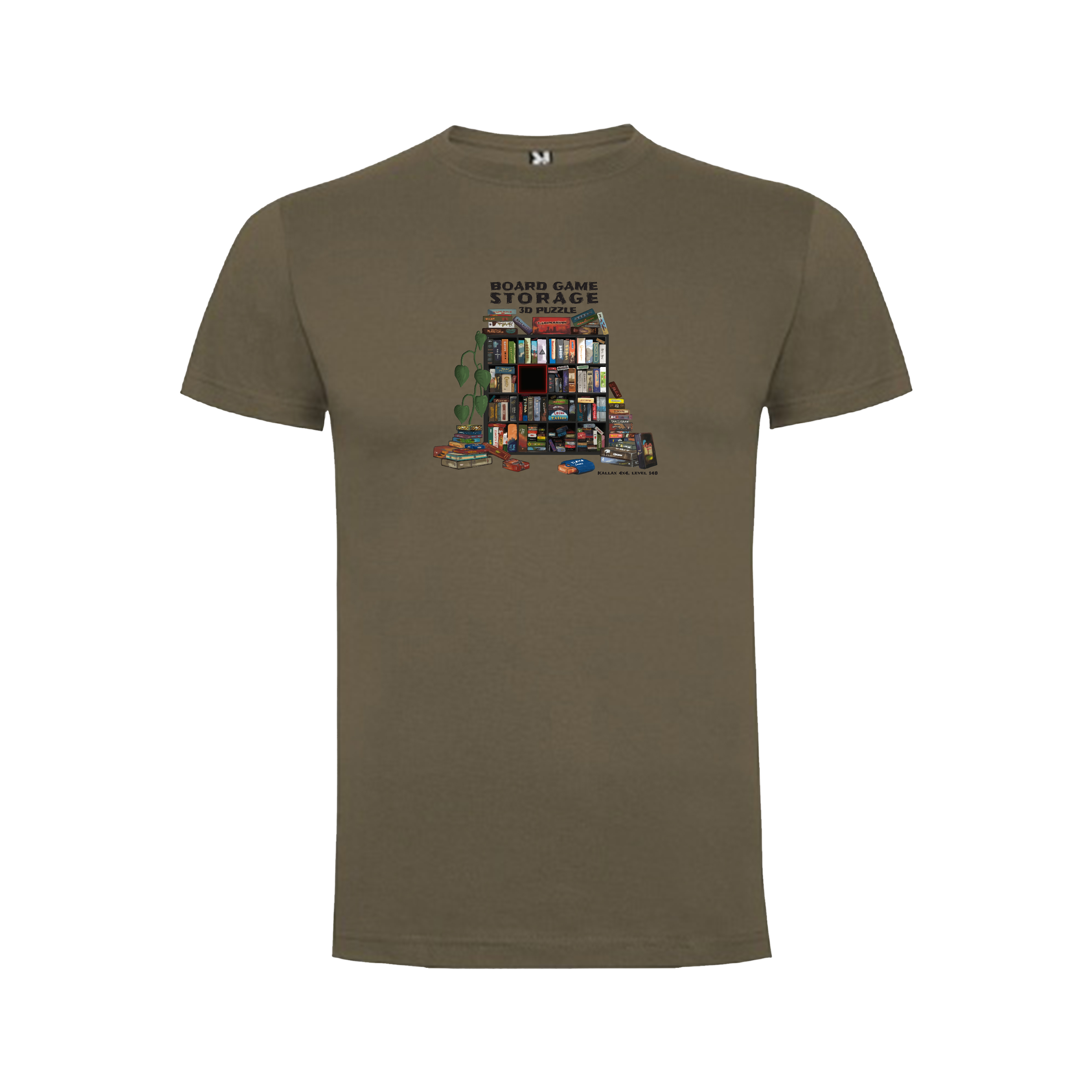 TLAMA games T-shirt "Storage 3D Puzzle" Barva: Ořechová hnědá