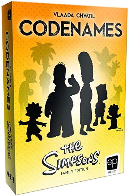 USAopoly Codenames: The Simpsons Family Edition - EN