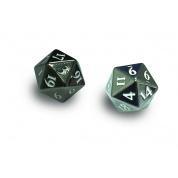 Ultra Pro UP - Dice - Heavy Metal D20 (2 kostky) Barva: Gun Metal