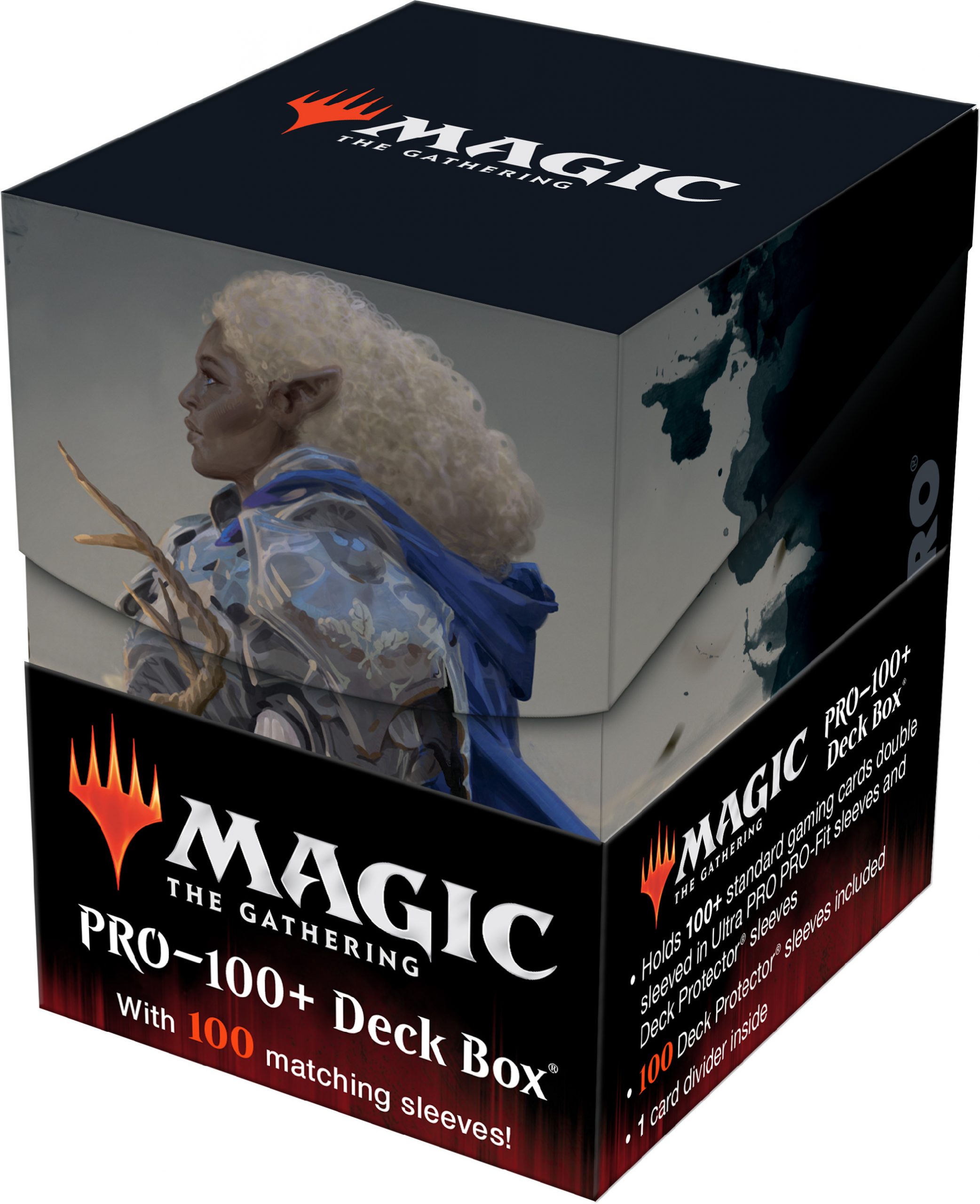 Ultra Pro UltraPro Deck Box 100+ Commander Adventures in the Forgotten Realms + 100ct sleeves V4 for Magic: The Gathering
