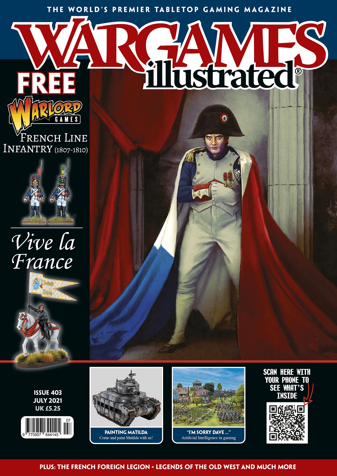 Warlord Games Wargames Illustrated WI403 July 2021 Edition