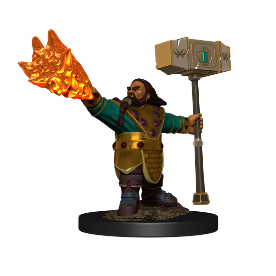 WizKids D&D Icons of the Realms Premium Figures: Dwarf Cleric Male