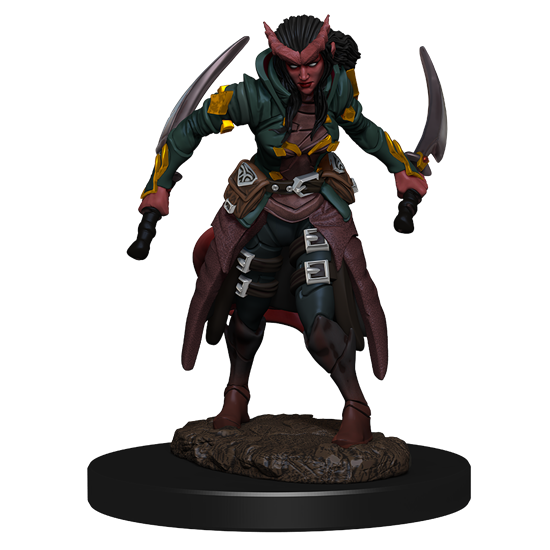 WizKids D&D Icons of the Realms Premium Figures: Tiefling Rogue Female