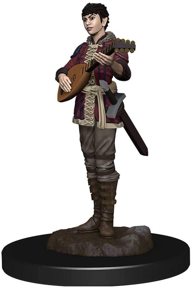WizKids D&D Icons of the Realms: Premium Painted Figure - Half-Elf Bard Female