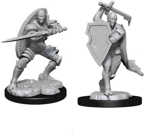 WizKids D&D Nolzur's Marvelous Miniatures - Warforged Fighter Male