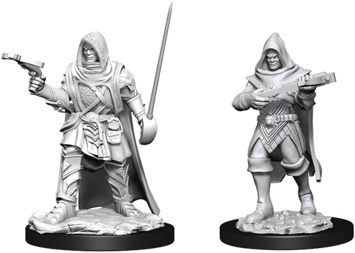 WizKids Pathfinder Battles Deep Cuts Unpainted Miniatures - Human Rogue Male