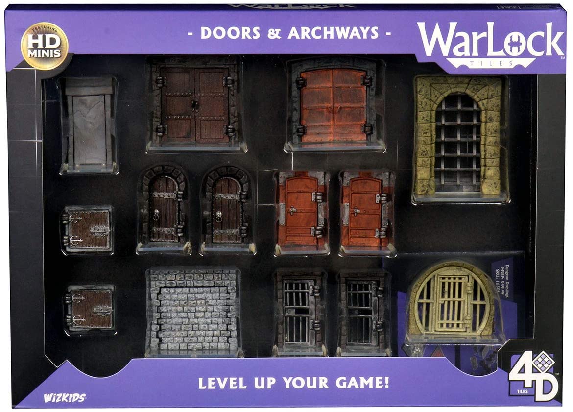 WizKids WarLock Dungeon Tiles: Doors & Archways