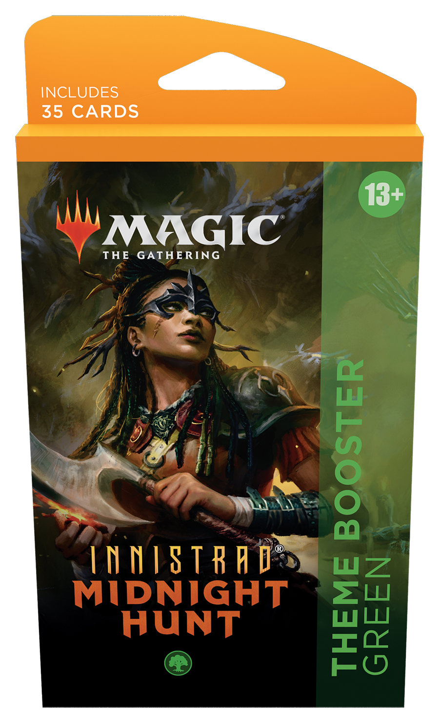 Wizards of the Coast Magic The Gathering - Innistrad: Midnight Hunt Theme Booster Varianta: Midnight Hunt THEME Green