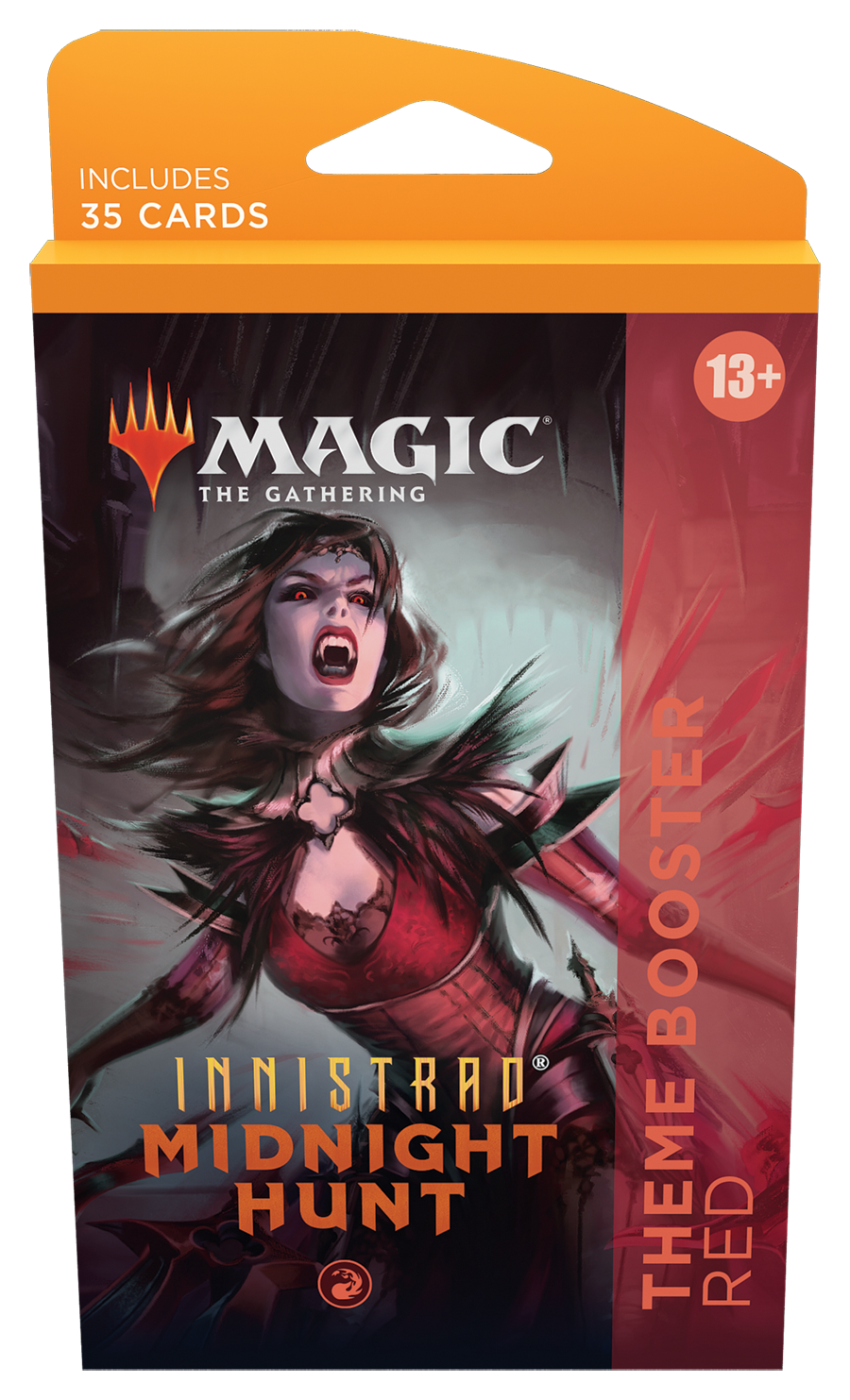 Wizards of the Coast Magic The Gathering - Innistrad: Midnight Hunt Theme Booster Varianta: Midnight Hunt THEME Red