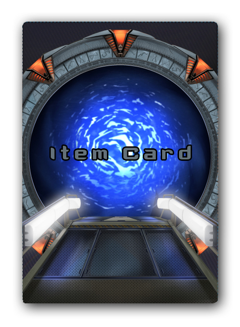 Wyvern Games Stargate SG-1 Item Cards