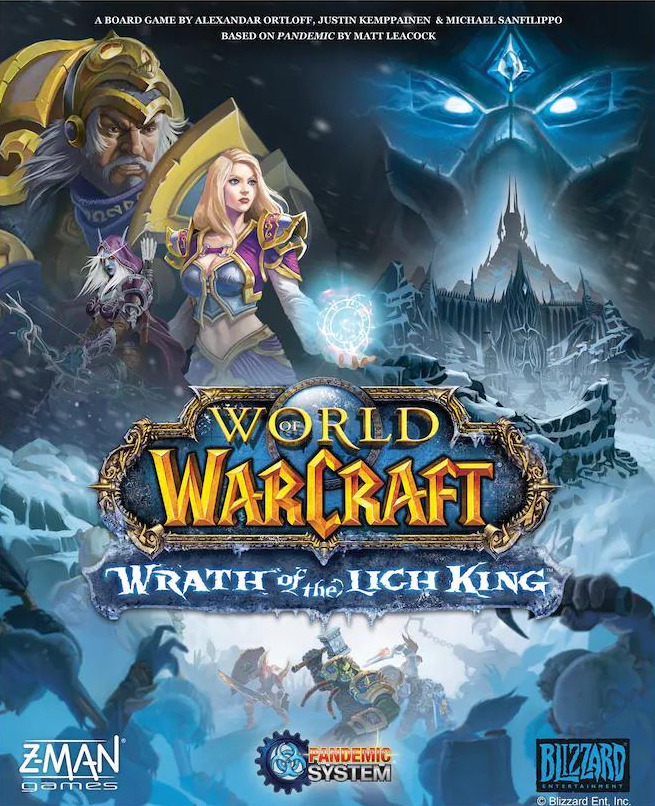 Z-Man Games Pandemic World of Warcraft: Wrath of the Lich King Board Game EN